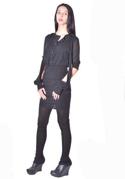 KIKO KOSTADINOV WOMEN KKWAW26KN04-89 CORELLA ALL IN ONE NEBULAR BLACK 2026FW | DOSHABURI Shop 