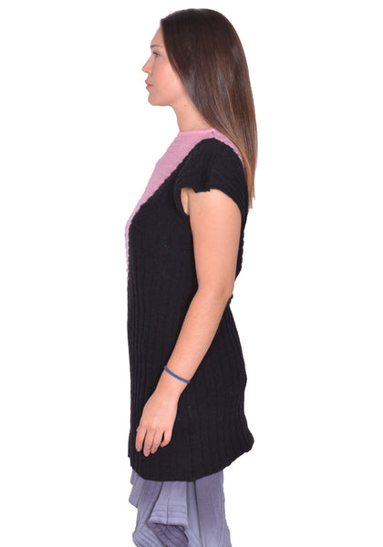 KIKO KOSTADINOV WOMEN DAKOTA VEST BLACK/ROSE SS25 | DOSHABURI Shop