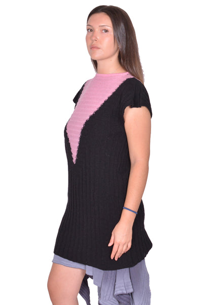 KIKO KOSTADINOV WOMEN DAKOTA VEST BLACK/ROSE SS25 | DOSHABURI Shop