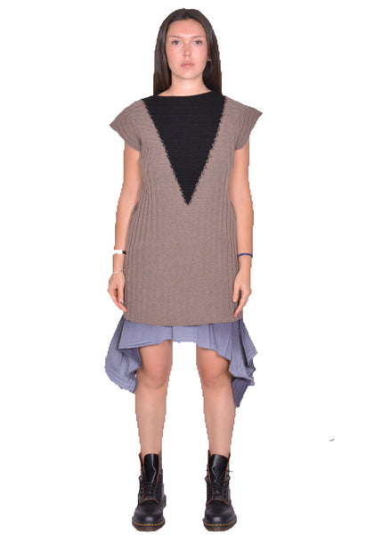 KIKO KOSTADINOV WOMEN DAKOTA VEST SEPIA/BLACK SS25 | DOSHABURI Shop