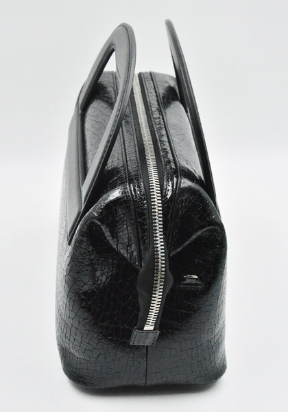 KIKO KOSTADINOV WOMEN ISADORA BAG CRACKED BLACK SS26 | DOSHABURI Shop