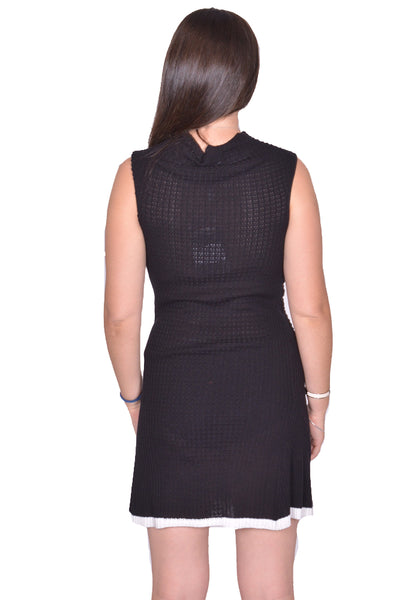 KIKO KOSTADINOV WOMEN VECTO KNIT TUNIC BLACK SS25 | DOSHABURI Shop