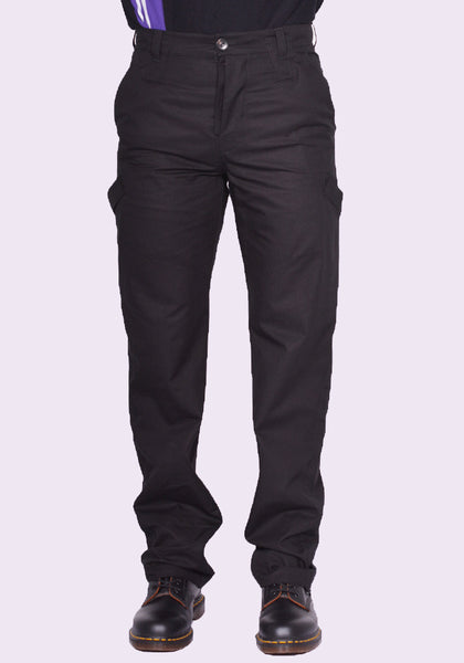 KIKO KOSTADINOV MEN ZAFAR CARGO TROUSER BLACK SS25 | DOSHABURI Shop