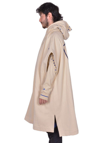 KIKO KOSTADINOV x FOX LAB FLEECE OVERSHIRT CREAM FW25