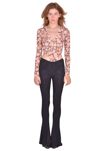 KNWLS SS25-HAZLEO0 HAZE LEOTARD HAZY FLORAL SS25 | DOSHABURI Shop