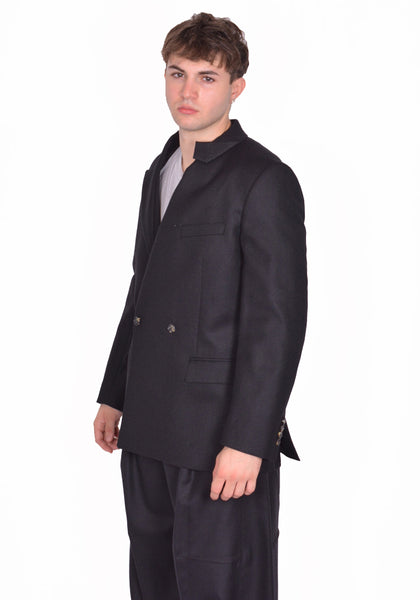 MAINA YEE BACK JACK DB JACKET BLACK FW25 | DOSHABURI Shop