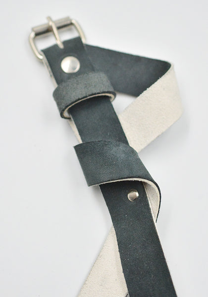  MARINA YEE U-TURN 25 ORIGAMI BELT BLACK/WHITE SS26 | DOSHABURI Shop