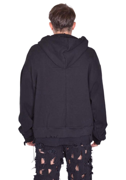 MATIERES FECALES SWEAT HOODIE UNCENSORED SCLERA BLACK FW25 | DOSHABURI