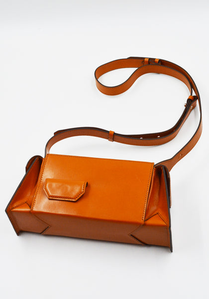 MERRYL TIELMAN BARBARA-MINI HANDBAG BRANDY SHINY | DOSHABURI Shop