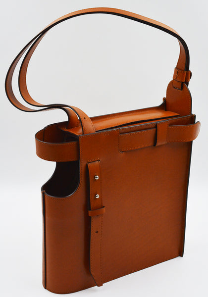 MERRYL TIELMAN MERIJN HAND/SHOULDER BAG BRANDY SHINY | DOSHABURI Shop