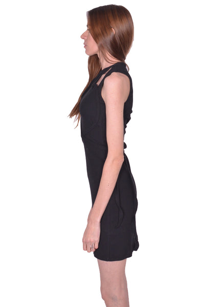 OTTOLINGER TANK MINI DRESS BLACK SS25 | DOSHABURI Online Shop