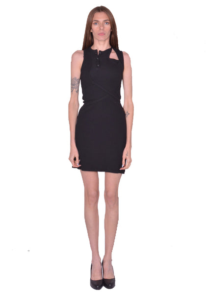 OTTOLINGER TANK MINI DRESS BLACK SS25 | DOSHABURI Online Shop