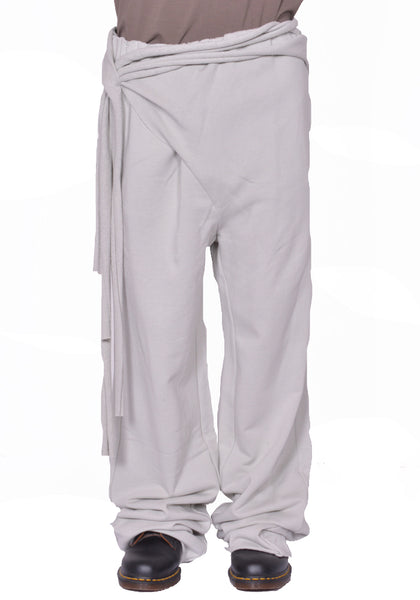 OTTOLINGER UNISEX WRAP TRACK PANTS GREY SS25 | DOSHABURi Online Shop