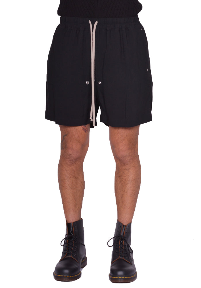 RICK OWENS MEN BELA BOXER SHORTS  BLACK SS25 | DOSHABURI Online Shop