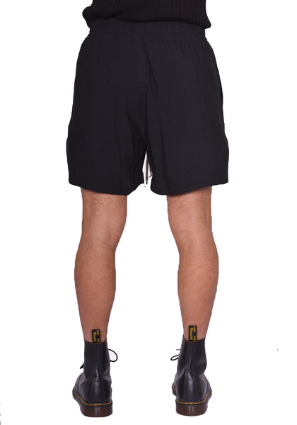 RICK OWENS MEN BELA BOXER SHORTS  BLACK SS25 | DOSHABURI Online Shop