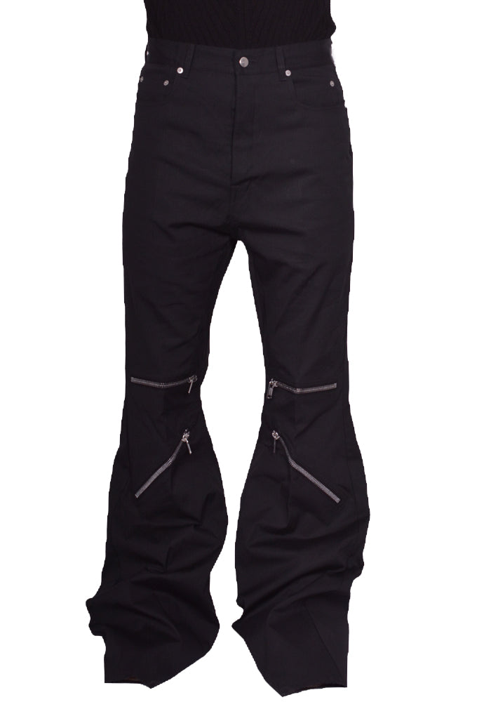 RICK OWENS MEN BOLAN CARGO PANTS BLACK SS25 | DOSHABURI Online shop