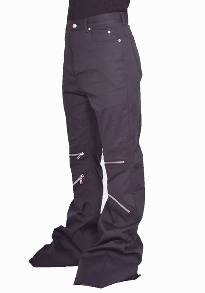 RICK OWENS MEN BOLAN CARGO PANTS BLACK SS25 | DOSHABURI Online shop