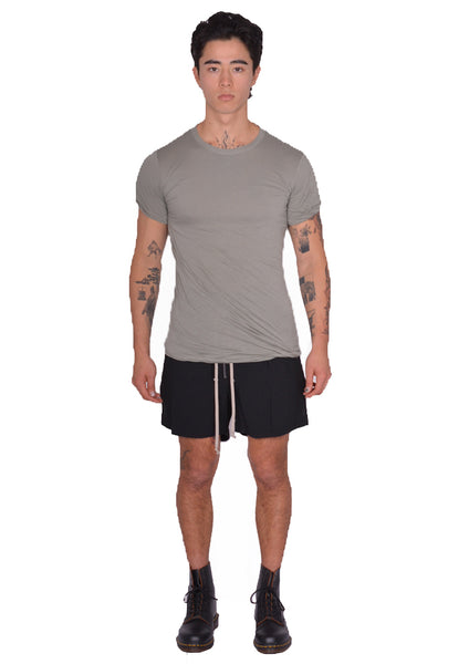 RICK OWENS DOUBLE LAYERED T-SHIRT CELADON SS25 | DOSHABURI Online Shop