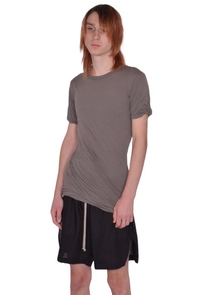 RICK OWENS DOUBLE LAYERED T-SHIRT DUST SS26 | DOSHABURI Online Shop