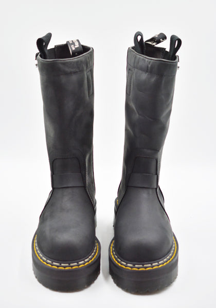 RICK OWENS  DR. MARTENS WOMEN QUAD SOLE PULL ON BOOT BLACK | DOSHABURI Shop