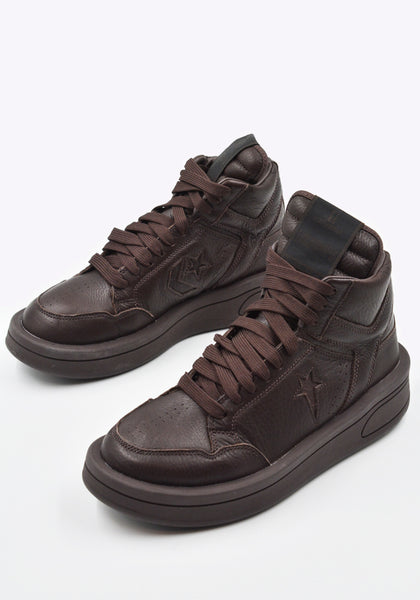 RICK OWENS DRKSHDW CONVERSE TURBOWPN HI-TOP SNEAKERS CLAY FW24 | DOSHABURI Shop