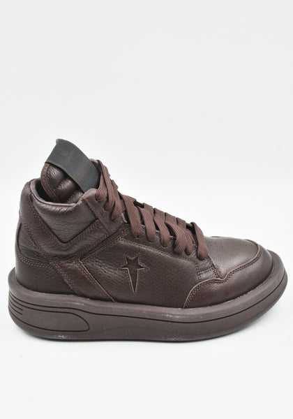 RICK OWENS DRKSHDW CONVERSE TURBOWPN HI-TOP SNEAKERS CLAY FW24 | DOSHABURI Shop