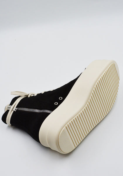 RICK OWENS DRKSHDW DOUBLE BUMPER SNEAKERS BLACK FW25