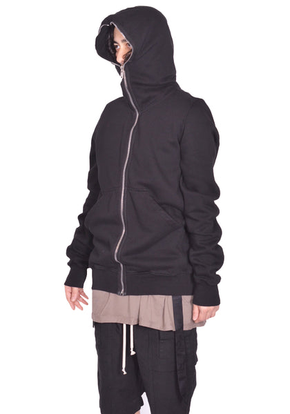 RICK OWENS DRKSHDW GIMP ZIP SWEAT HOODIE BLACK SS25 | DOSHABURI Shop