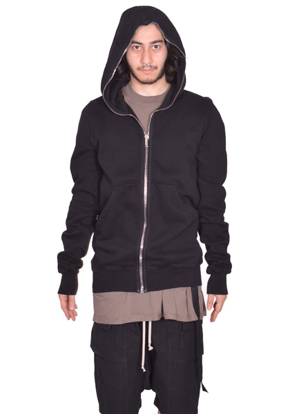 RICK OWENS DRKSHDW GIMP ZIP SWEAT HOODIE BLACK SS25 | DOSHABURI Shop