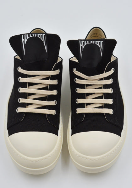 RICK OWENS DRKSHDW HOLLYWOOD LOW SNEAKERS BLACK SS25 | DOSHABURI Shop