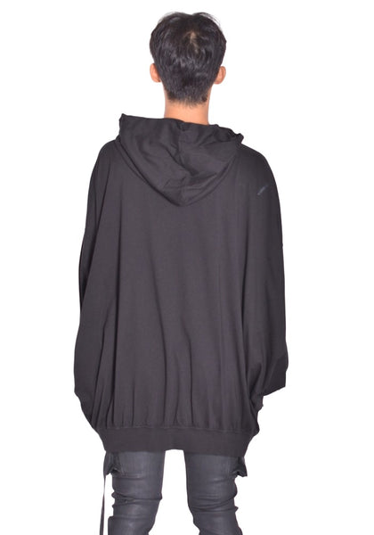 RICK OWENS DRKSHDW HUN HOODIE BLACK FW26 | DOSHABURI Online Shop