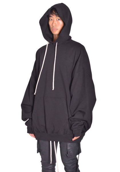 RICK OWENS DRKSHDW HUN SWEAT HOODIE BLACK FW26 | DOSHABURI Online Shop