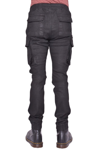 RICK OWENS DRKSHDW MASTODON MEGACARGO PANTS BLACK WAX FW25 | DOSHABURI Shop