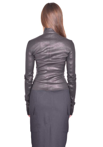 RICK OWENS GARY LEATHER JACKETBLACK SS26 | DOSHABURI Online Shop
