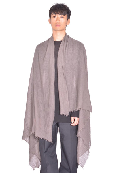 RICK OWENS GIGLIO MEGA SCARF DUST FW26 | DOSHABURI Online Shop