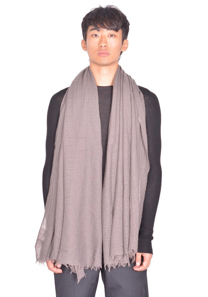 RICK OWENS GIGLIO MEGA SCARF DUST FW26 | DOSHABURI Online Shop