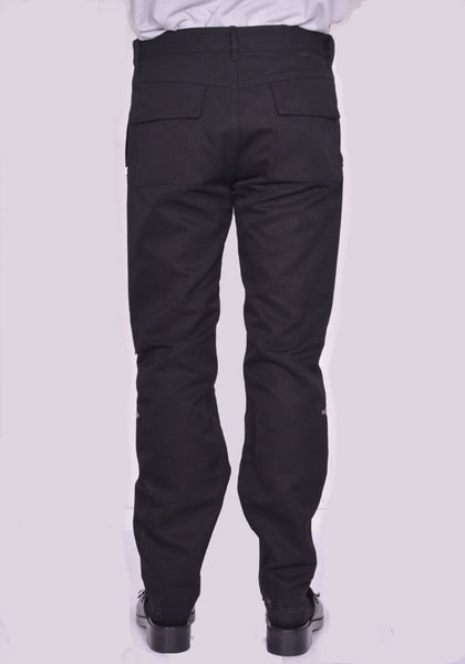 RICK OWENS MEN HEADON UTILITY PANTS BLACK FW24 | DOSHABURI Online Shop