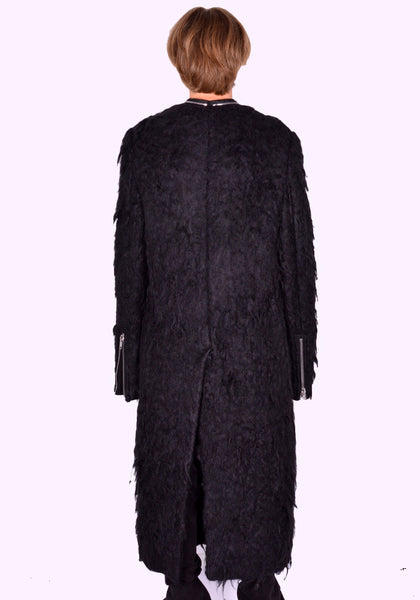 RICK OWENS MEN RU02D6960 WSH KLAUS COAT BLACK FW24 | DOSHABURI Online Shop