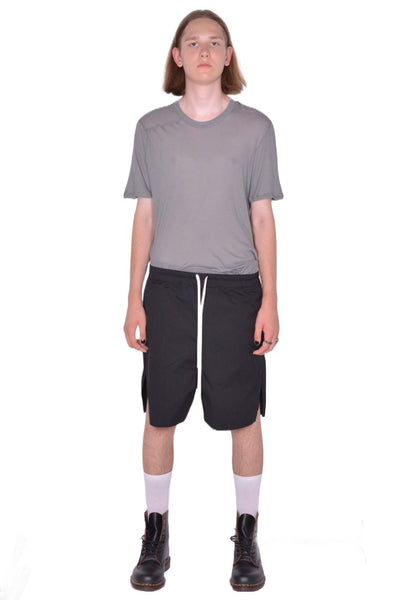 RICK OWENS MEN BOXER SHORTS COTTON BLACK SS26 | DOSHABURI Shop