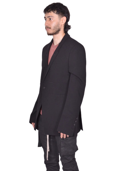 RICK OWENS MEN FOGPOCKET JACKET BLACK FW25 | DOSHABURI Shop