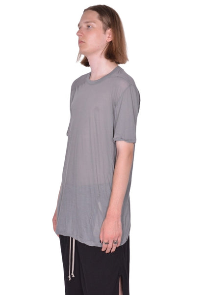 RICK OWENS MEN LEVEL T-SHIRT WASHED INDIGO FW25 | DOSHABURI shop