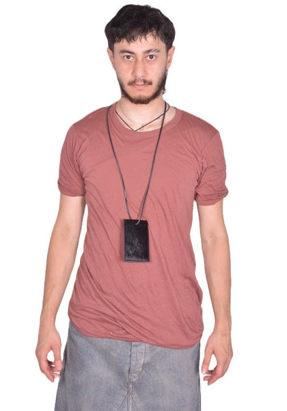 RICK OWENS MEN RR02E1409 LHL 09 ID TAG BLACK FW25 | DOSHABURI Shop