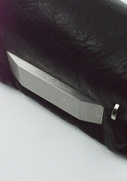 RICK OWENS MEN SMALL GEMINI BAG BLACK SS26 | DOSHABURI Shop