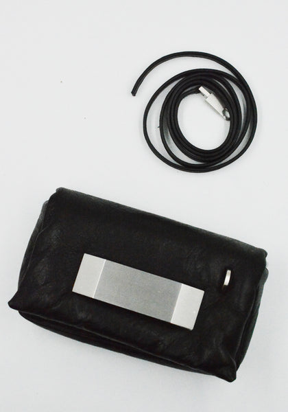 RICK OWENS MEN SMALL PILLOW GRIFFIN BLACK SS26 | DOSHABURI Online Shop