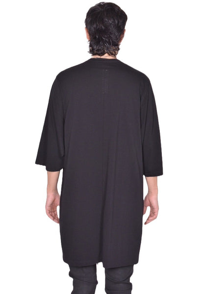 RICK OWENS MEN ShopN JUMBO T-SHIRT BLACK FW25| DOSHABURI Online Shop
