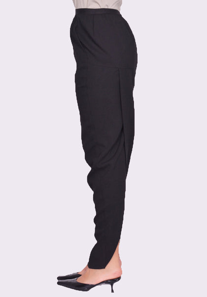 RICK OWENS PILLAR LONG SKIRT BLACK FW24 | DOSHABURI Online Shop