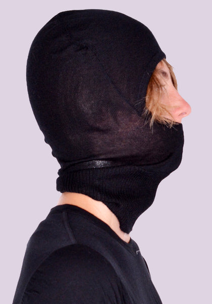 RICK OWENS WOMEN KNIT SKI MASK SKULL FW24 | DOSHABURI Online Shop