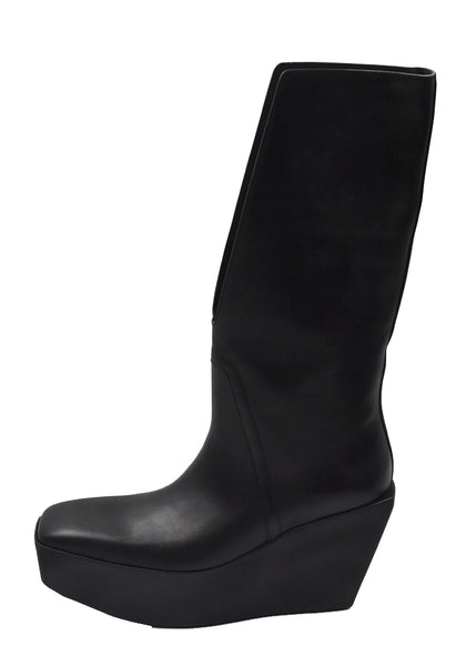 RICK OWENS SLIVER PLATFORM WINGED KOWBOY BOOTS SS25 | DOSHABURI Shop