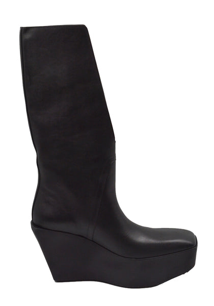 RICK OWENS SLIVER PLATFORM WINGED KOWBOY BOOTS SS25 | DOSHABURI Shop