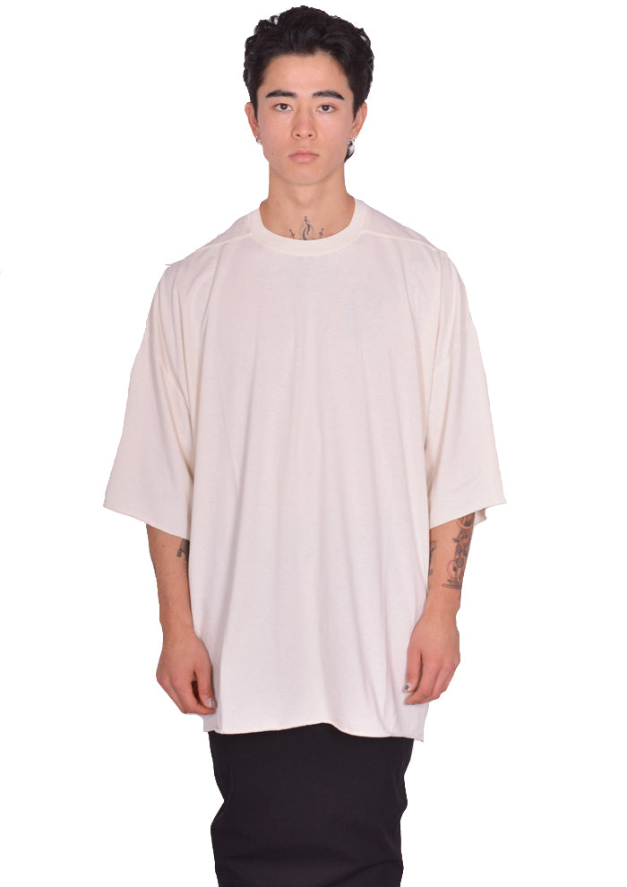 RICK OWENS MEN TOMMY T-SHIRT NATURAL SS25 | DOSHABURI Online Shop